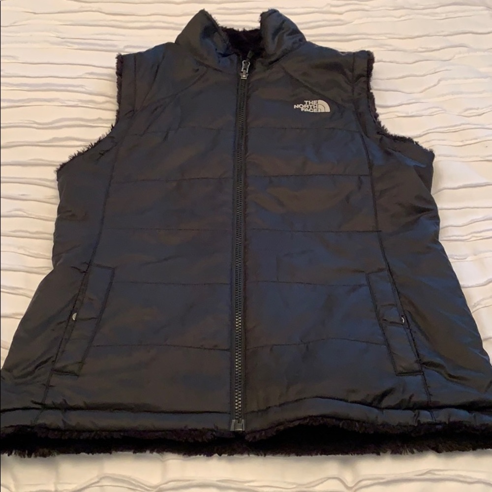 North Face Vest Reversible